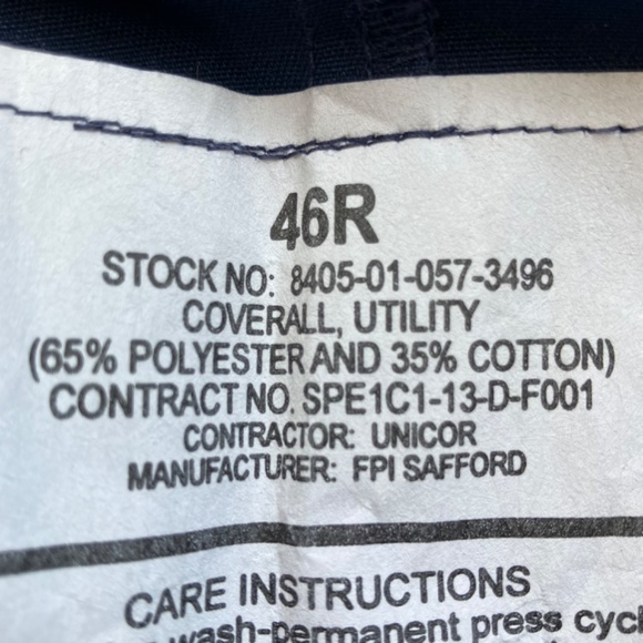 Blue utility overalls - Picture 9 of 9